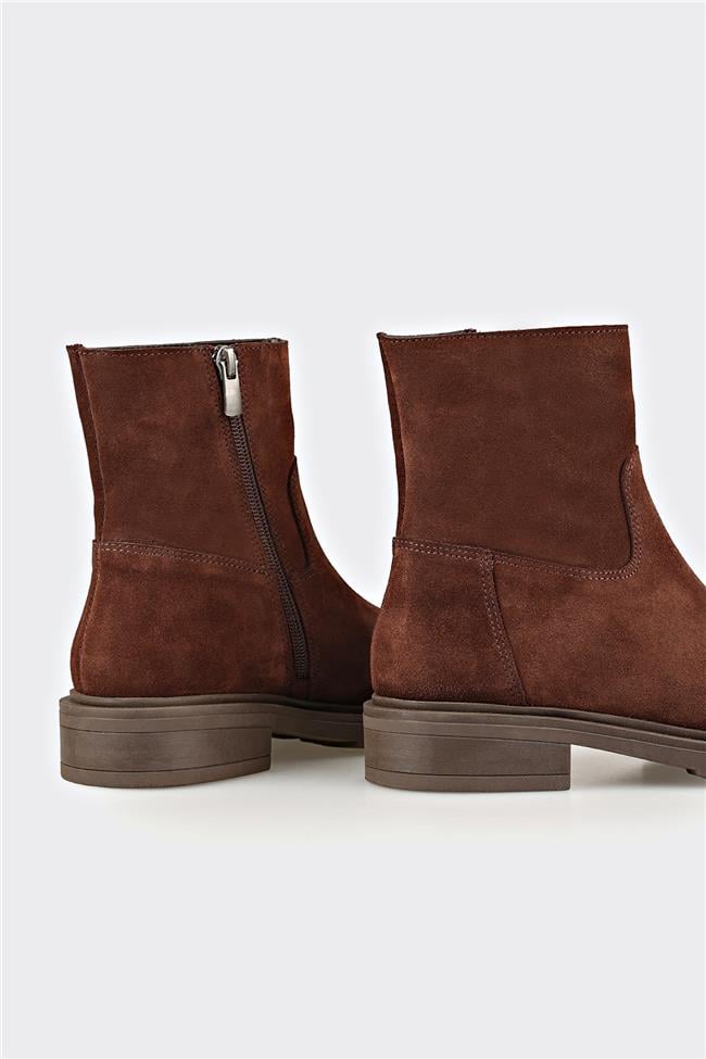 Kahve Deri Kadın Günlük Bot