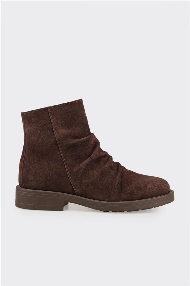 Kahve Deri Kadın Günlük Bot