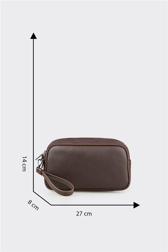 Kahve Erkek El Çantası