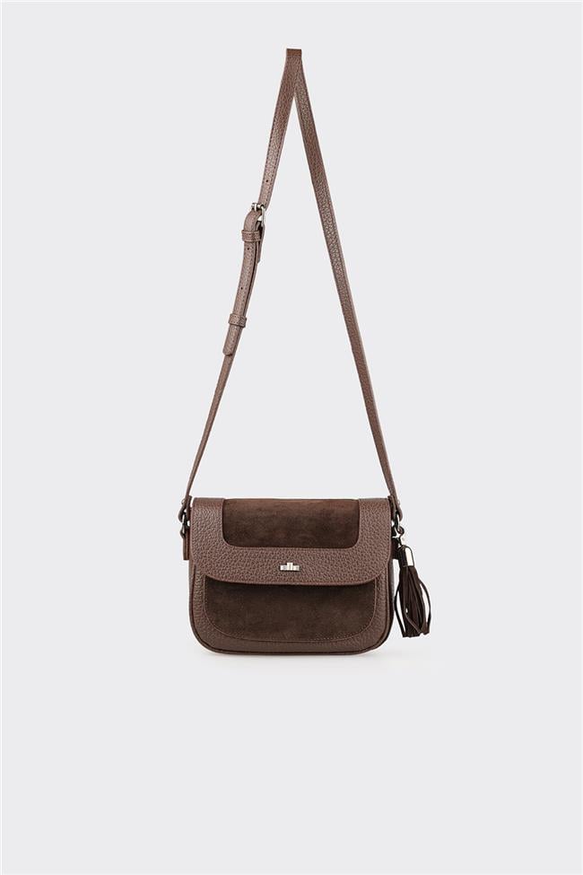 Kahve Kadın Çapraz Çanta