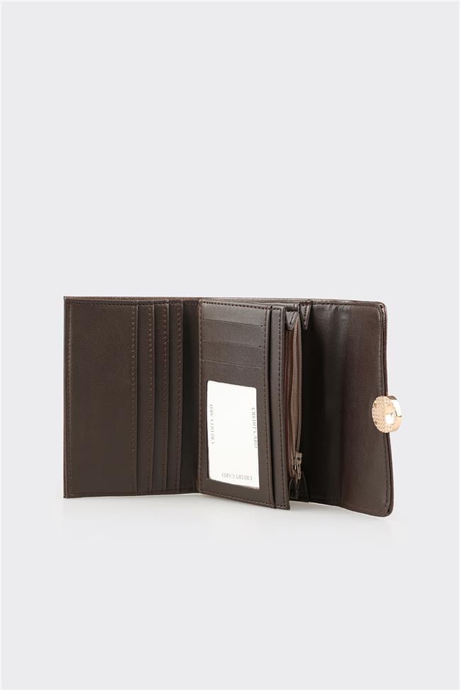 Kahve Kadın Cüzdan