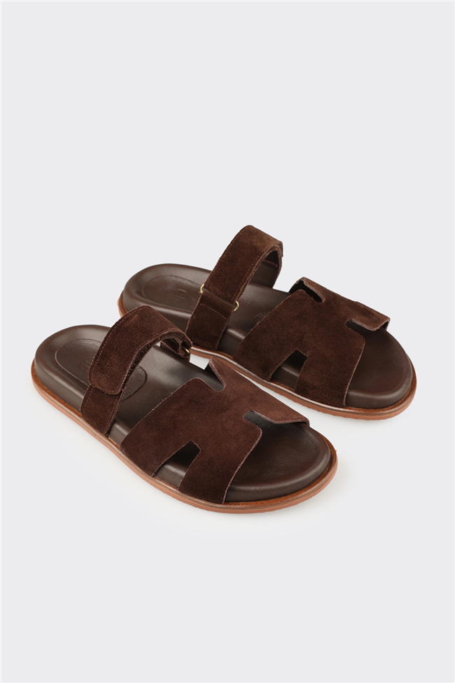 Kahve Kadın Düz Terlik