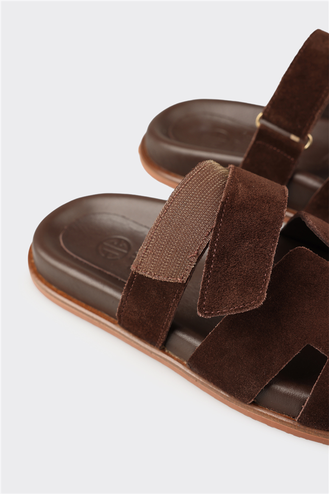 Kahve Kadın Düz Terlik