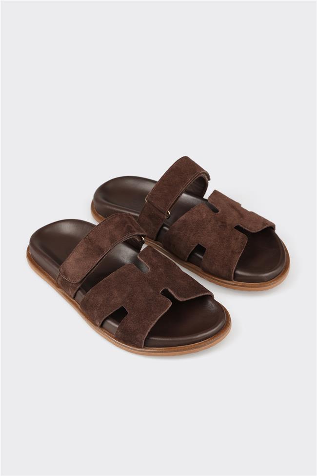 Kahve Kadın Düz Terlik