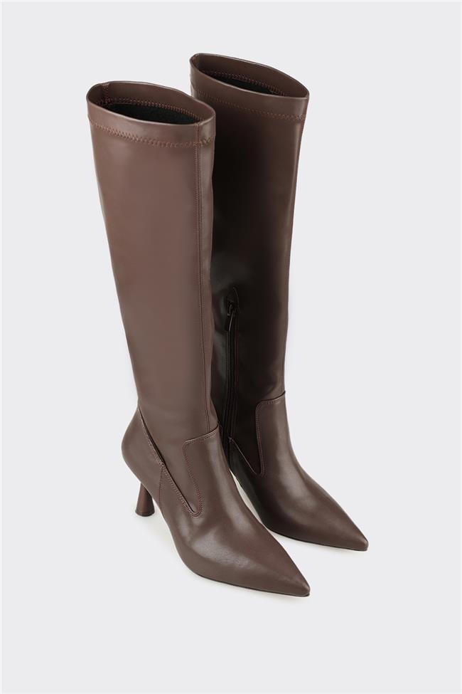 Kahve Kadın Günlük Çizme