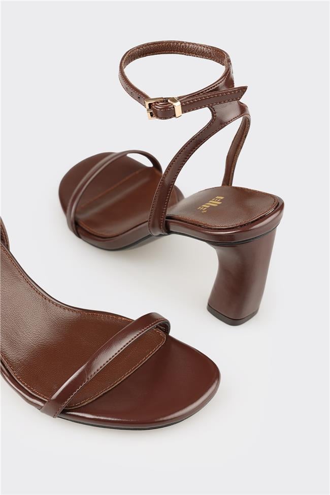 Kahve Kadın Günlük Sandalet