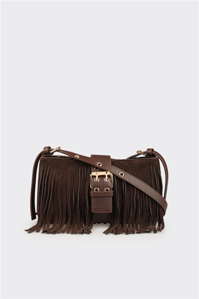 Kahve Kadın Küçük Çapraz Çanta