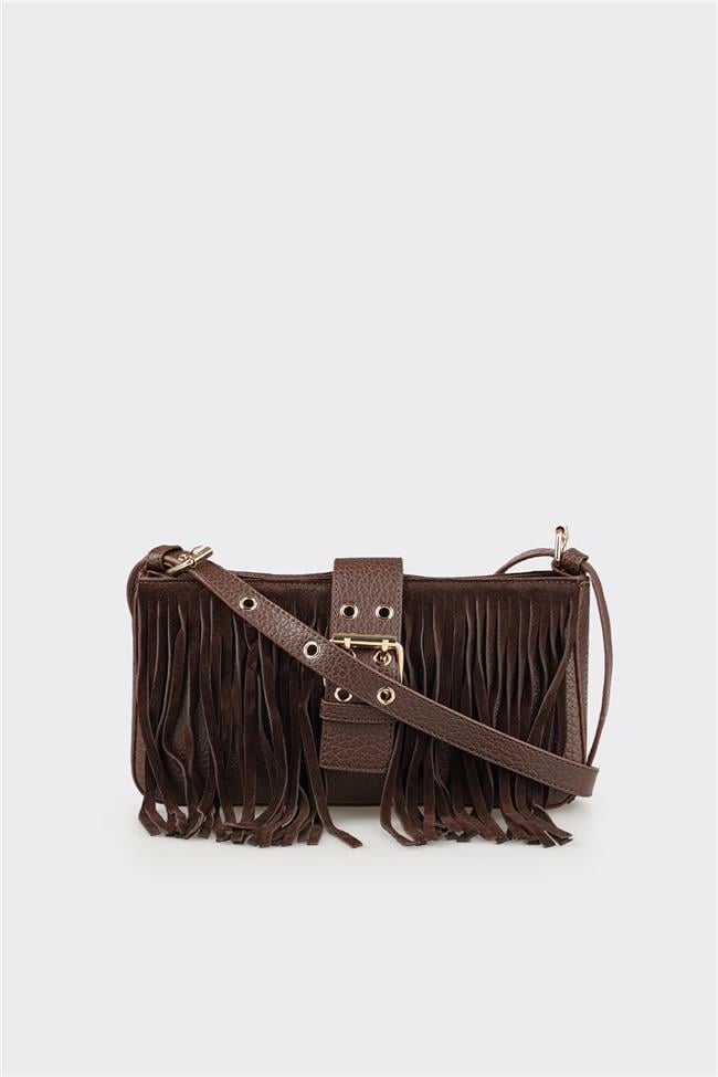 Kahve Kadın Küçük Çapraz Çanta