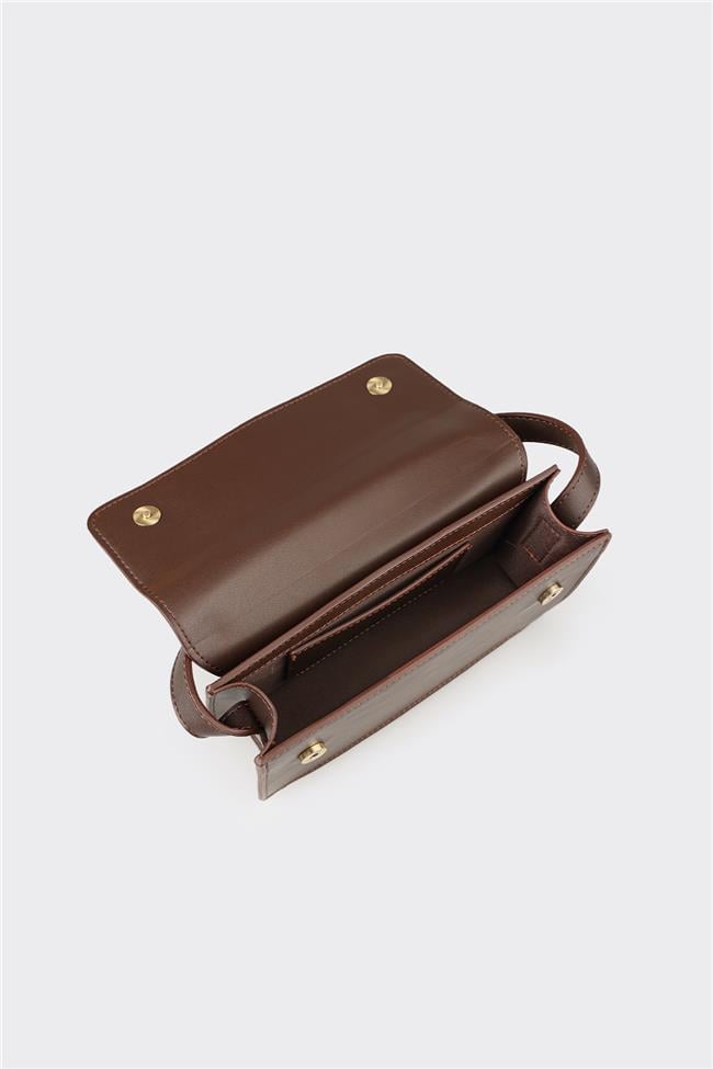 Kahve Kadın Küçük Çapraz Çanta