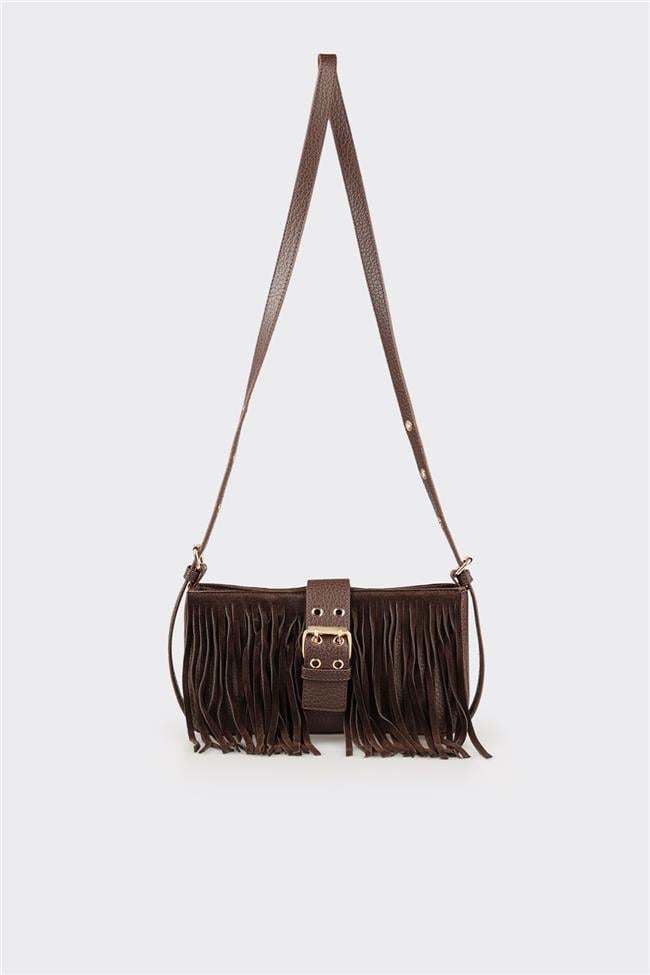 Kahve Kadın Küçük Çapraz Çanta