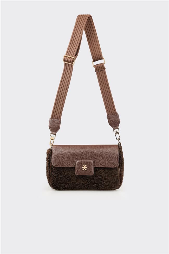 Kahve Kadın Küçük Çapraz Çanta