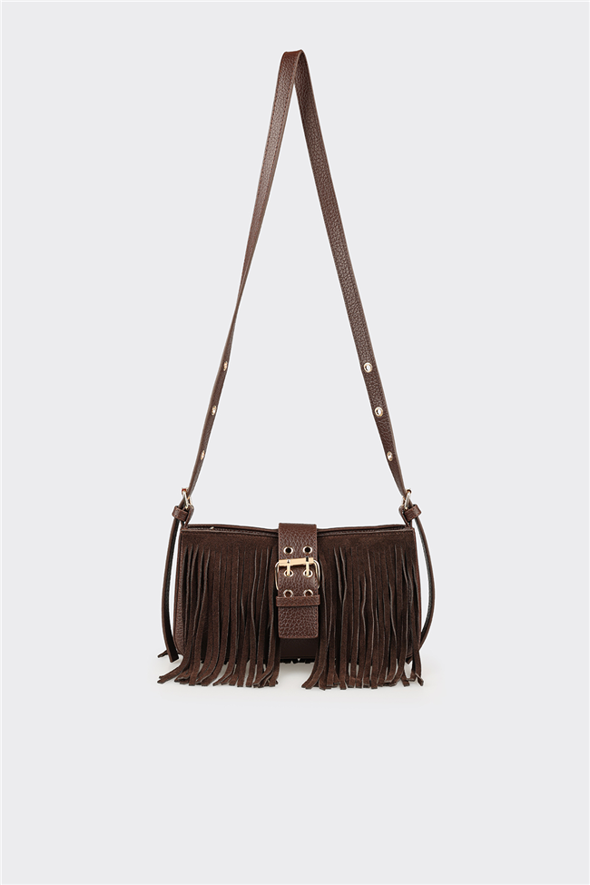 Kahve Kadın Küçük Çapraz Çanta