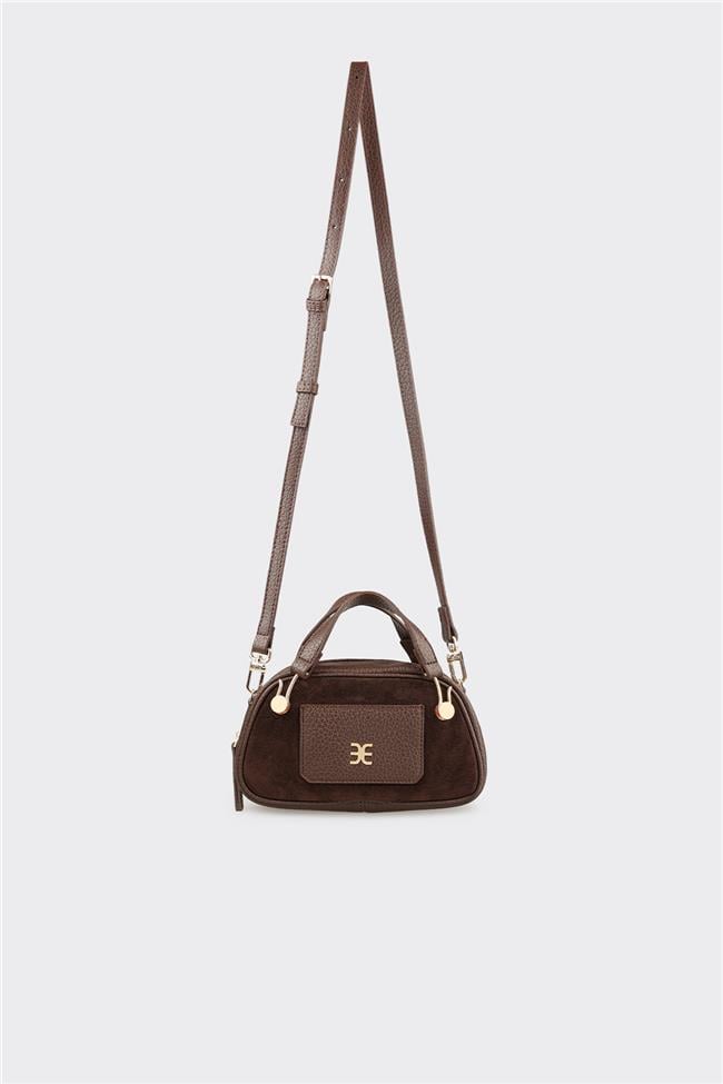 Kahve Kadın Küçük El Çantası