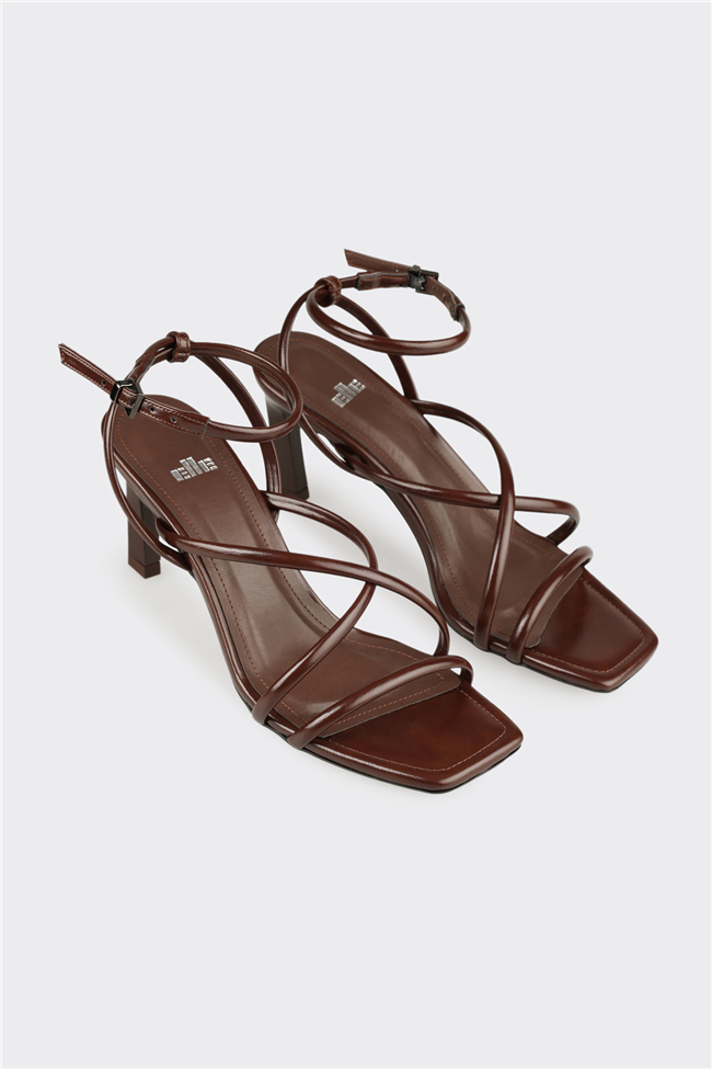 Kahve Kadın Sandalet