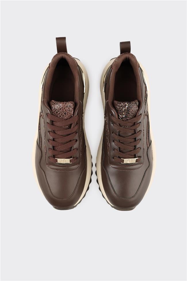 Kahve Kadın Spor Ayakkabı