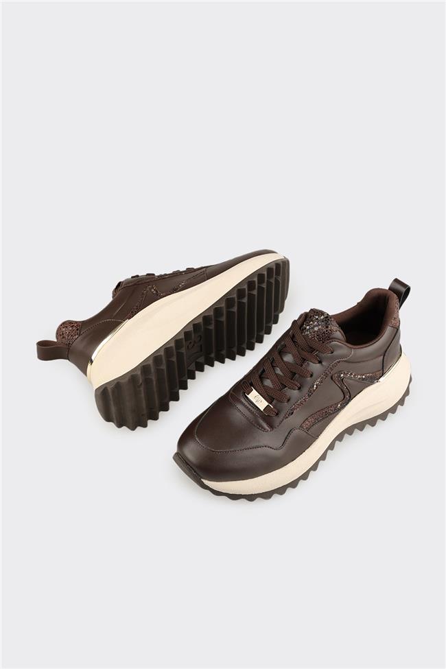 Kahve Kadın Spor Ayakkabı