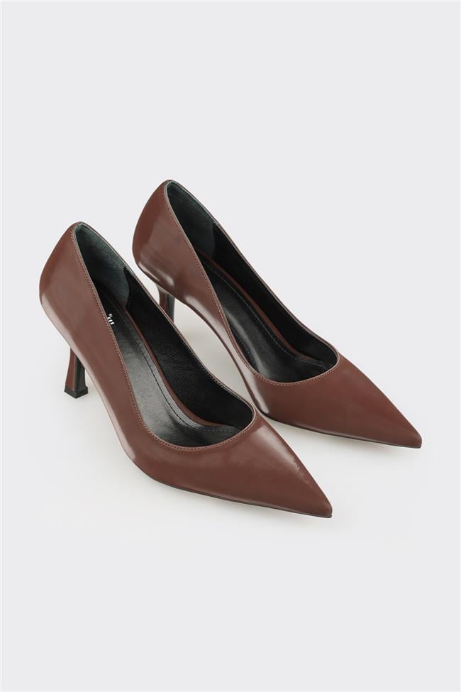 Kahve Kadın Stiletto