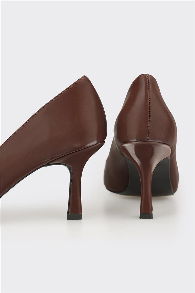 Kahve Kadın Stiletto