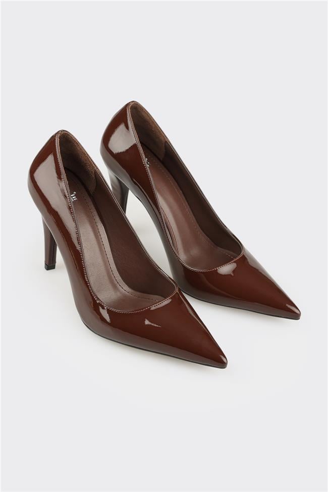 Kahve Kadın Stiletto