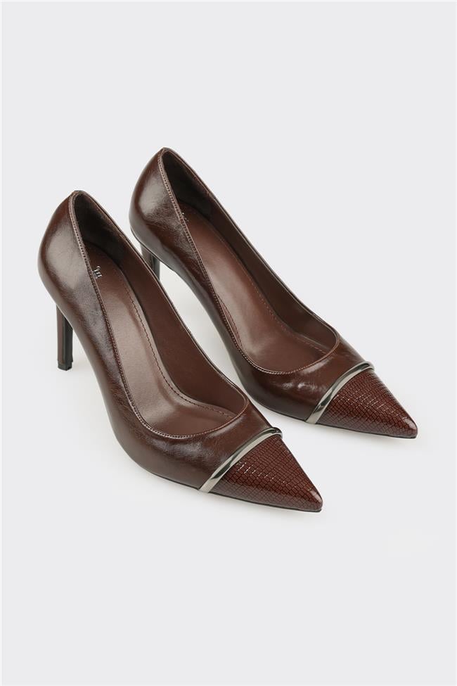 Kahve Kadın Stiletto