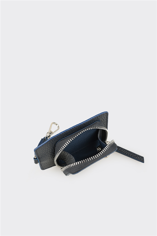 Lacivert Deri Erkek Cüzdan