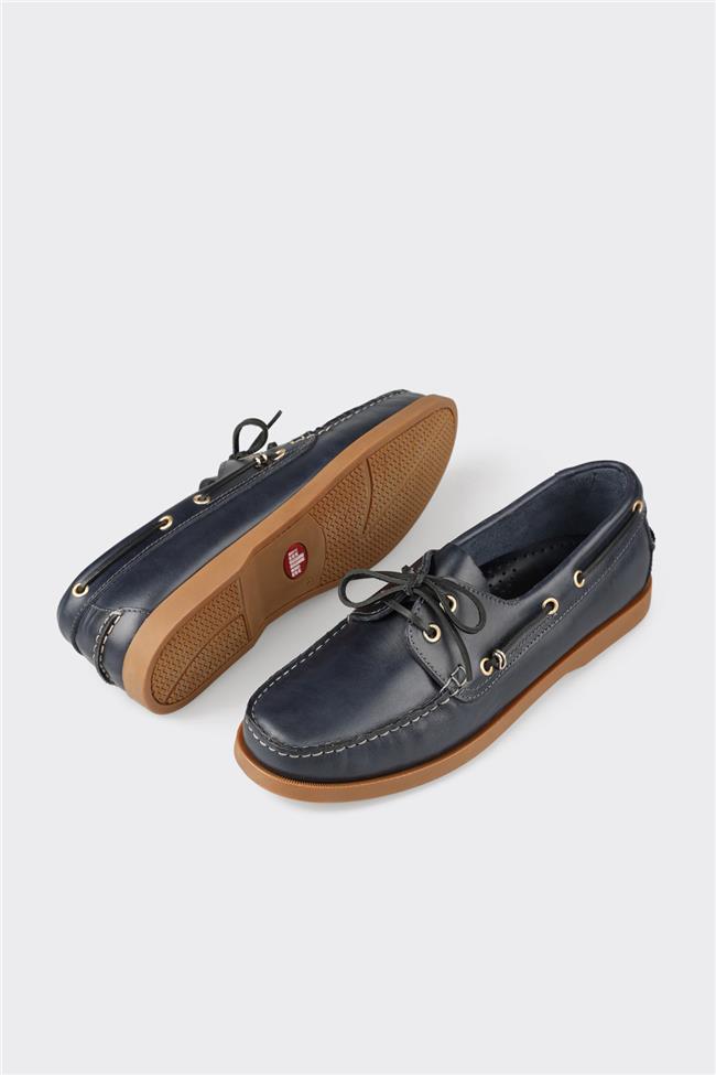 Lacivert Deri Erkek Günlük Ayakkabı