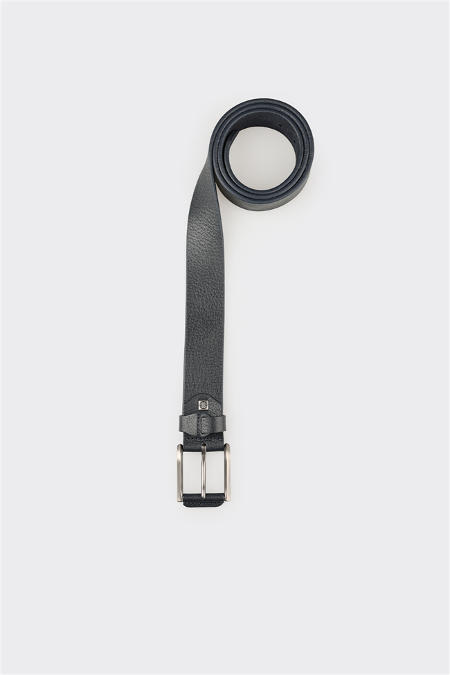 Lacivert Deri Erkek Kemer