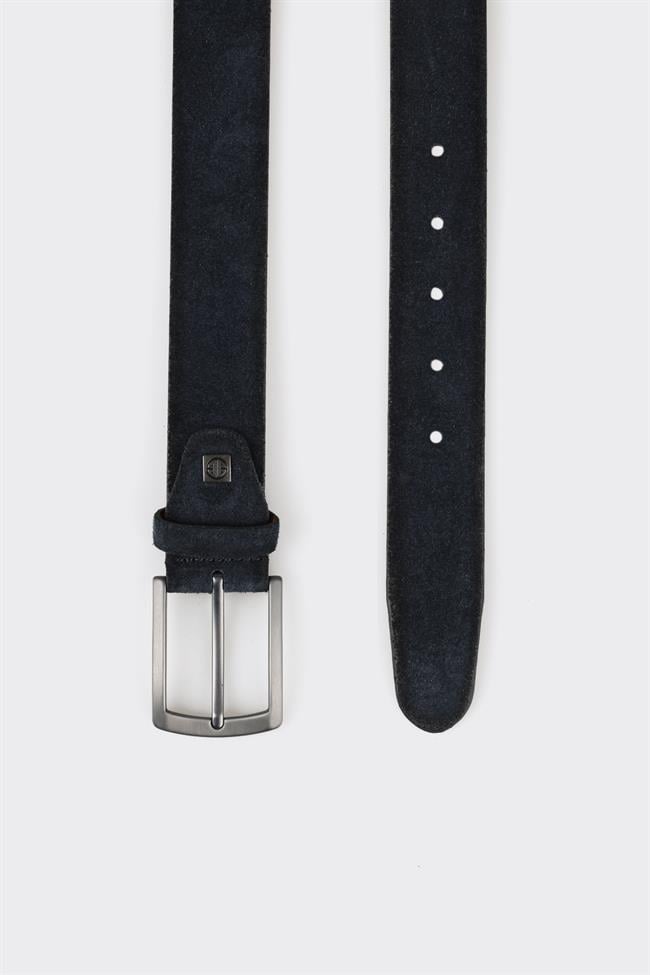 Lacivert Deri Erkek Kemer