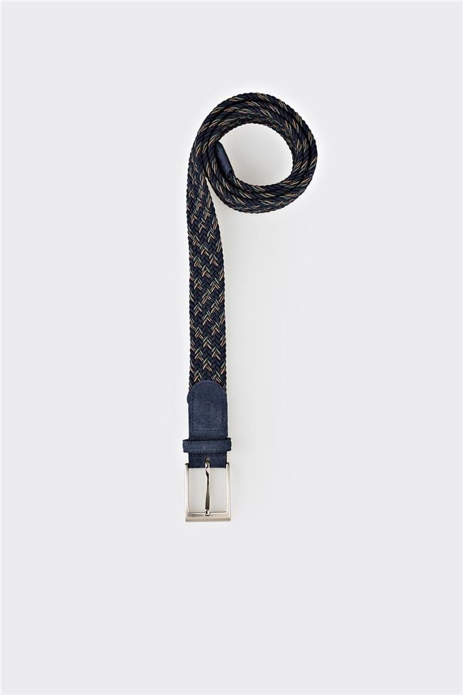 Lacivert Deri Erkek Kemer