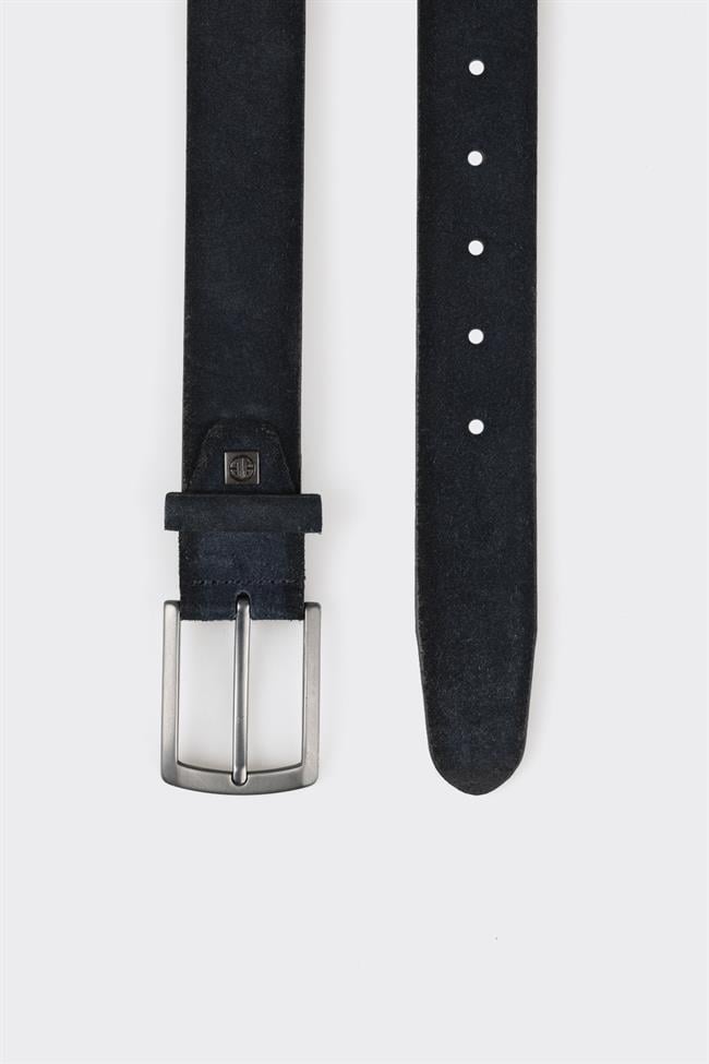 Lacivert Deri Erkek Kemer