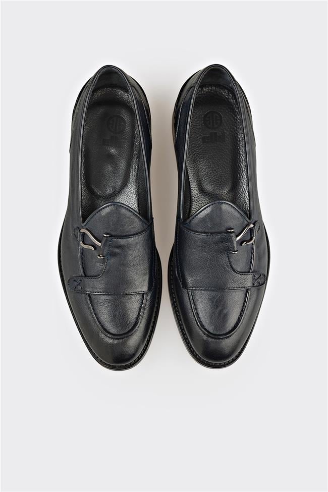 Lacivert Deri Erkek Klasik Ayakkabı