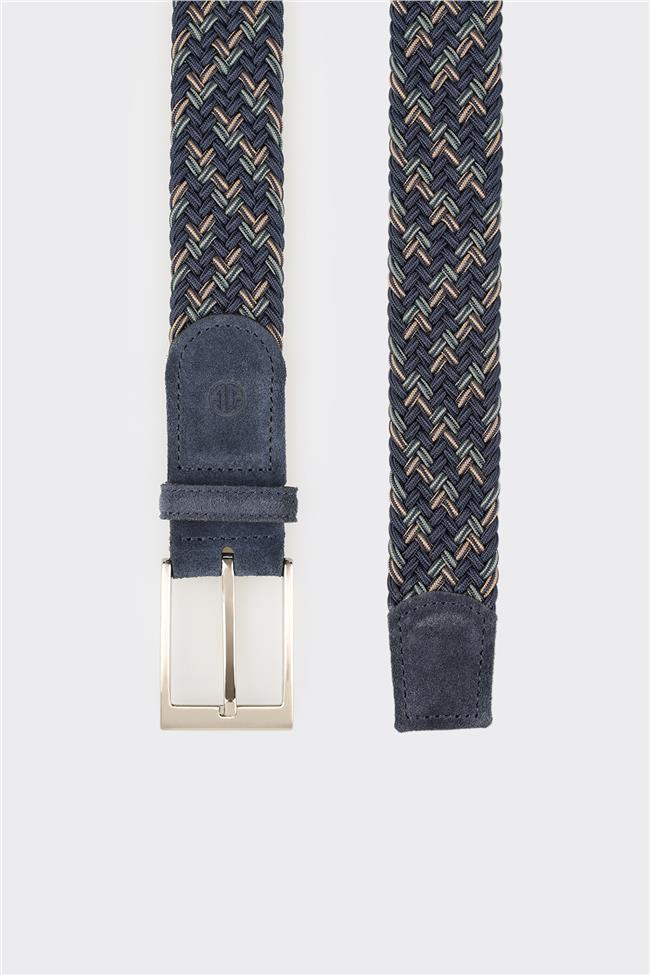 Lacivert Deri Erkek Kemer