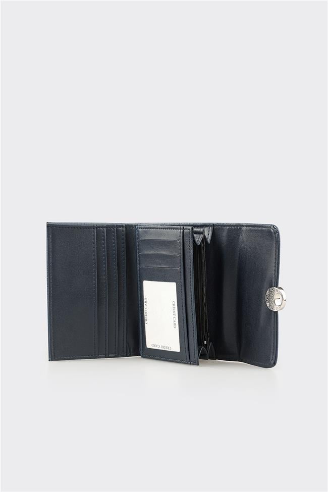 Lacivert Kadın Cüzdan