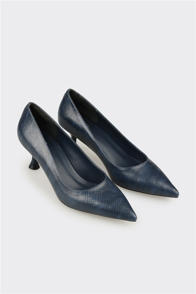 Lacivert Kadın Stiletto
