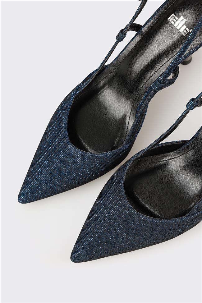 Lacivert Kadın Topuklu Ayakkabı