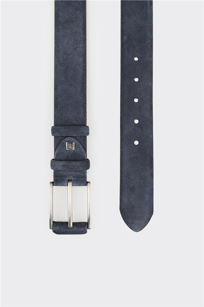 Lacivert Deri Erkek Kemer