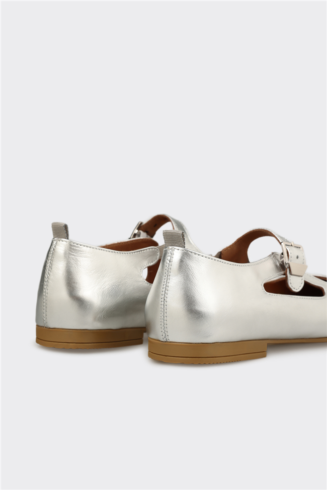 Lame Deri Kadın Günlük Ayakkabı