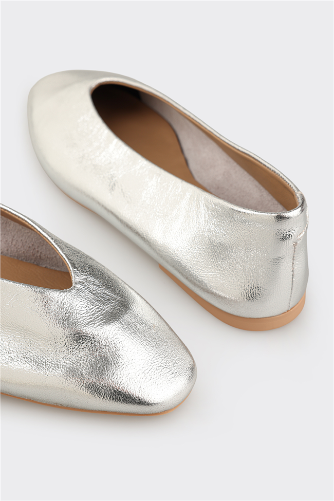 Lame Deri Kadın Günlük Ayakkabı