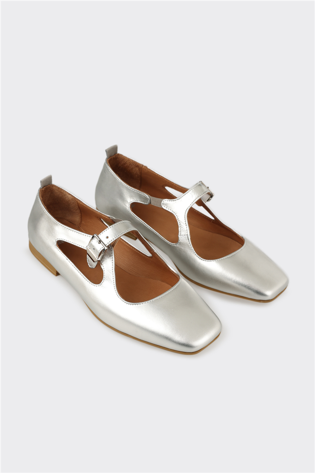 Lame Deri Kadın Günlük Ayakkabı