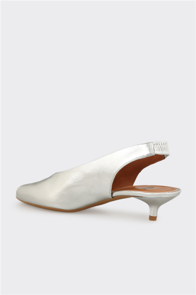 Lame Deri Kadın Klasik Ayakkabı