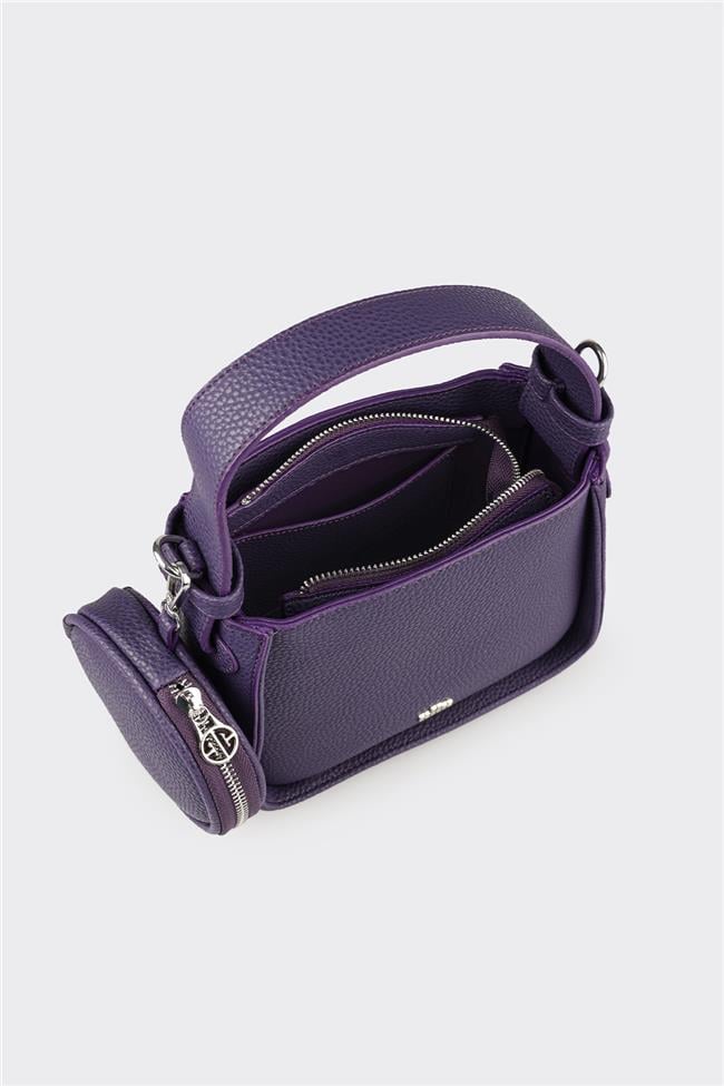 Mor Kadın El Çantası