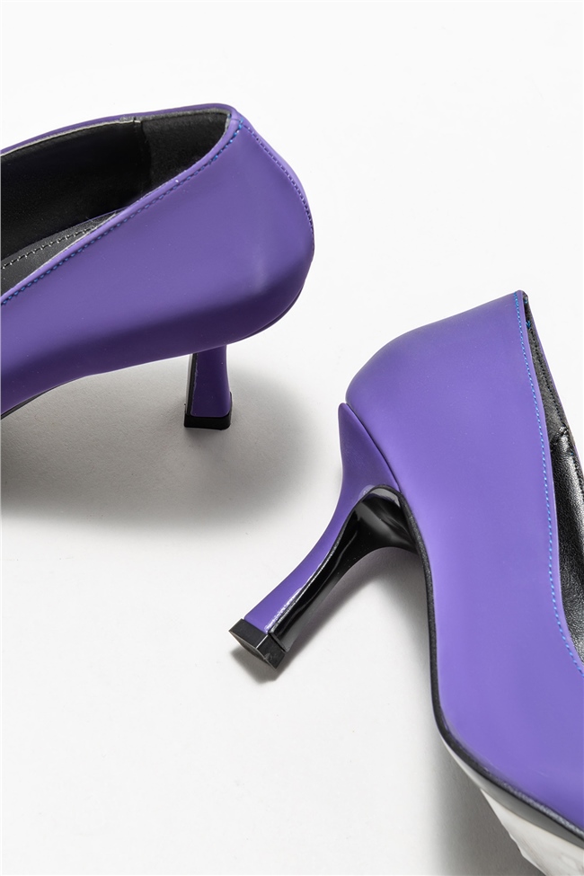 Mor Kadın Stiletto
