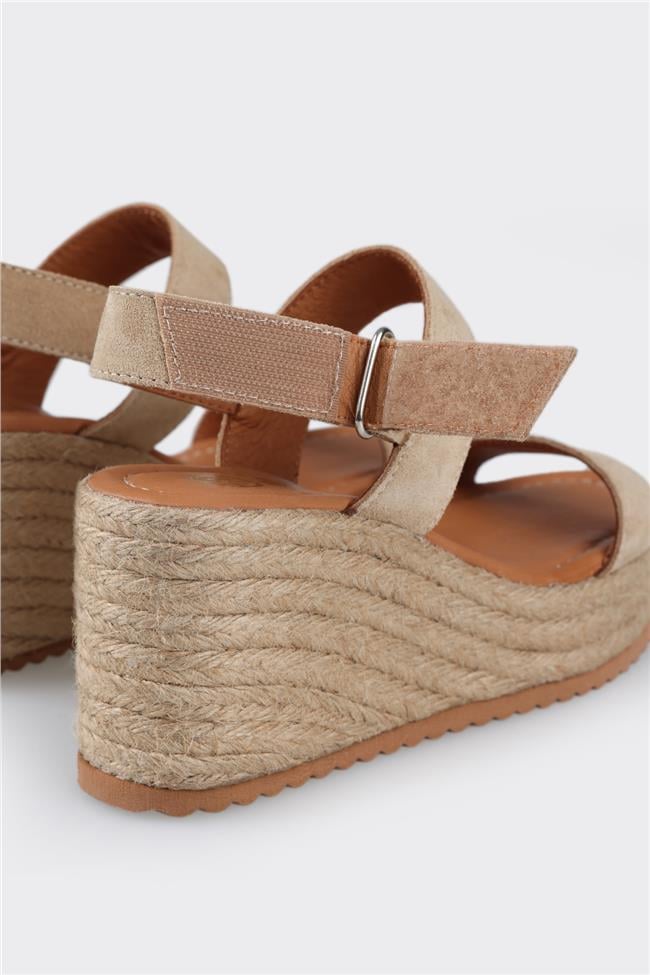 Naturel Deri Kadın Espadril