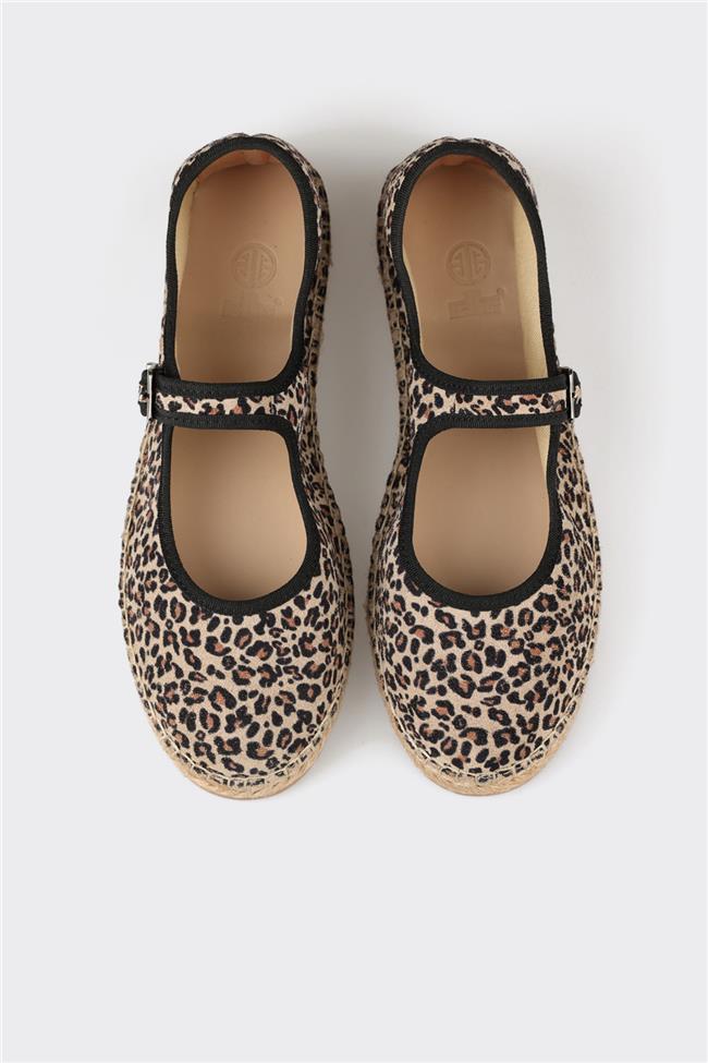 Naturel Deri Kadın Espadril