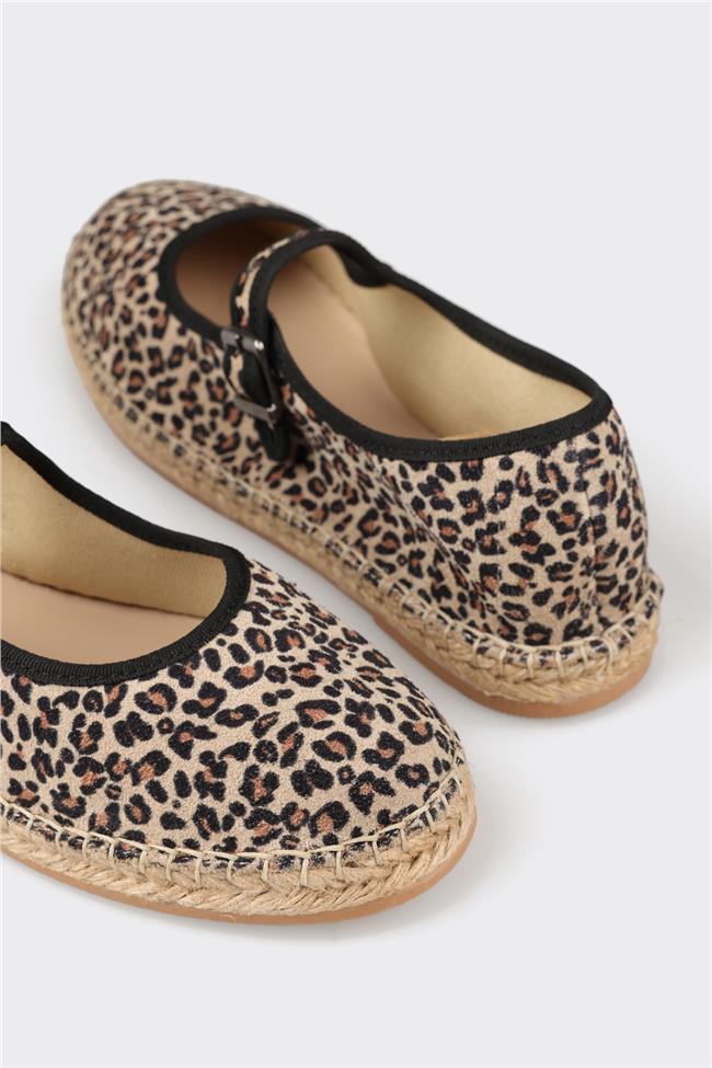 Naturel Deri Kadın Espadril