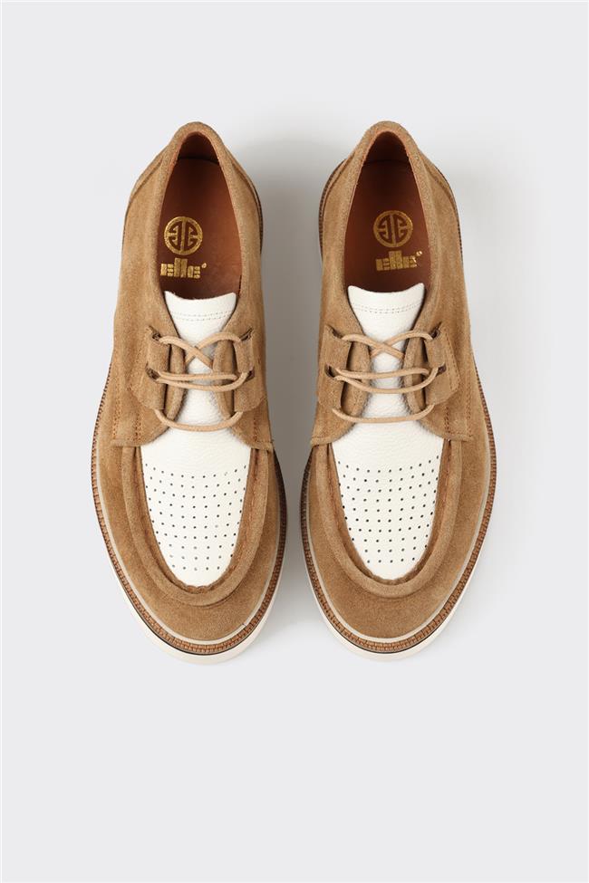 Naturel Deri Kadın Günlük Ayakkabı