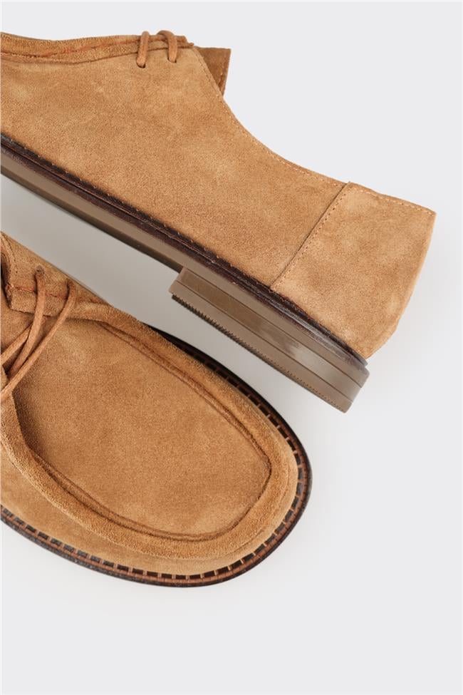 Naturel Deri Kadın Günlük Ayakkabı