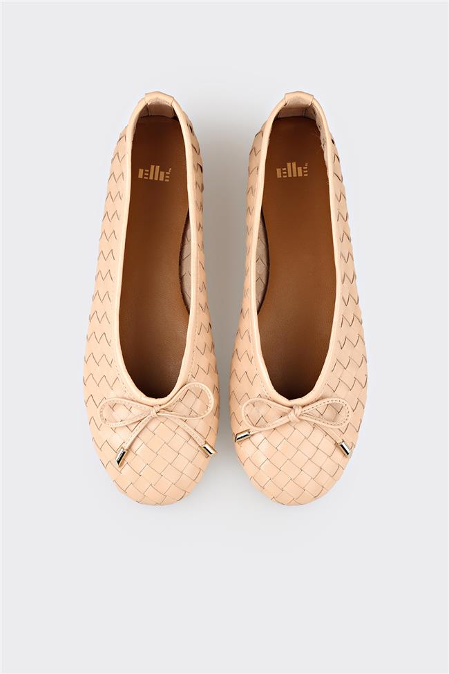 Naturel Deri Kadın Günlük Ayakkabı