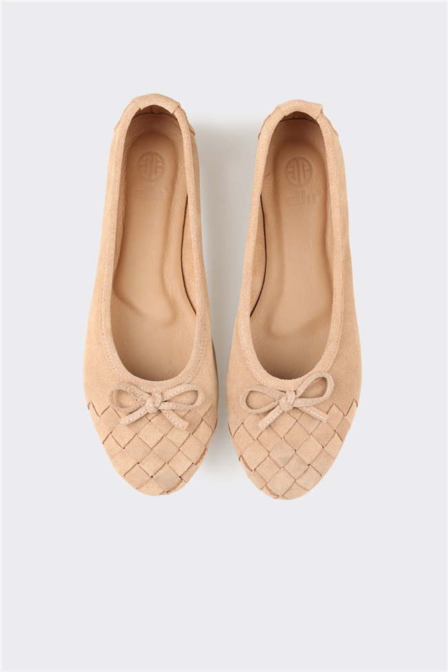 Naturel Deri Kadın Günlük Ayakkabı