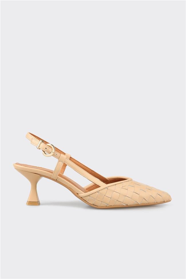 Naturel Deri Kadın Günlük Ayakkabı